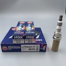 6pcs NGK LFR6AIX-11 6619 IRIDIUM IX Resistor Spark Plug For Lexus Mercedes-Benz