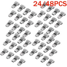 24/48x Low Voltage T Tap Wire Connectors 3 Way Wire Connector for 18-22AWG Wire