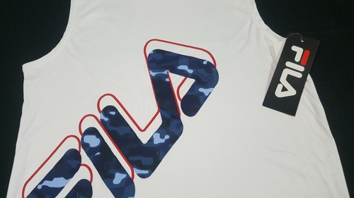 Fila Boys Youth white Size Polyester sports Tank classic Logo - Picture 5 of 8