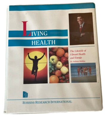 Tony Robbins Living Health 1991 Audio Cassettes