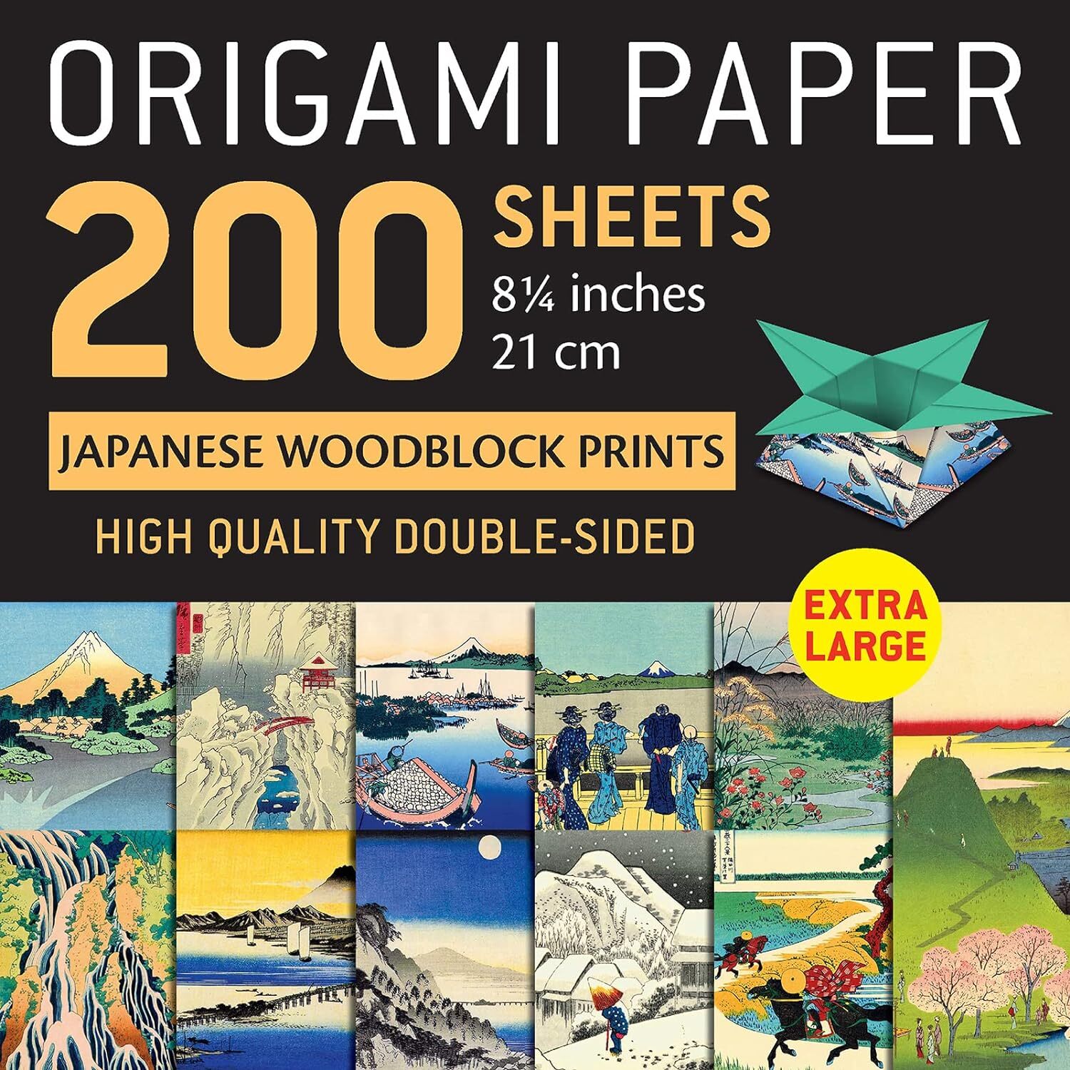 9780804853149 Origami Paper 200 Sheets Japanese Woodblock Prints...cts Included)