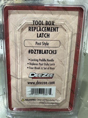 Dee-Zee Tool Box Latch | Post Style Replacement - Picture 2 of 2
