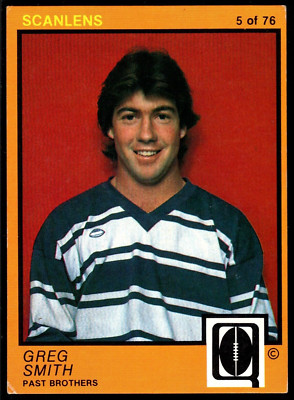 Greg Smith Rugby 1982 #5 Greg Smith Past Brothers Scanlens rugby league QRL NRL card ...