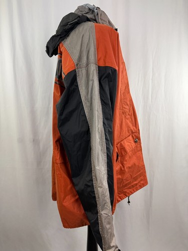 Mens Harley Davidson waterproof Coat Orange Nylon Taped seam XXL 48-50in chest - Picture 10 of 23