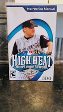 HIGH HEAT Major League Baseball 2004 MLB PlayStation 2 PS2 Game Instruction Book
