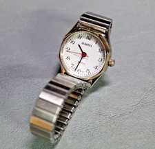 VTG Quartex Delta Impex #49 Women's Wrist Watch 22mm Swiss Quartz Stretch Band