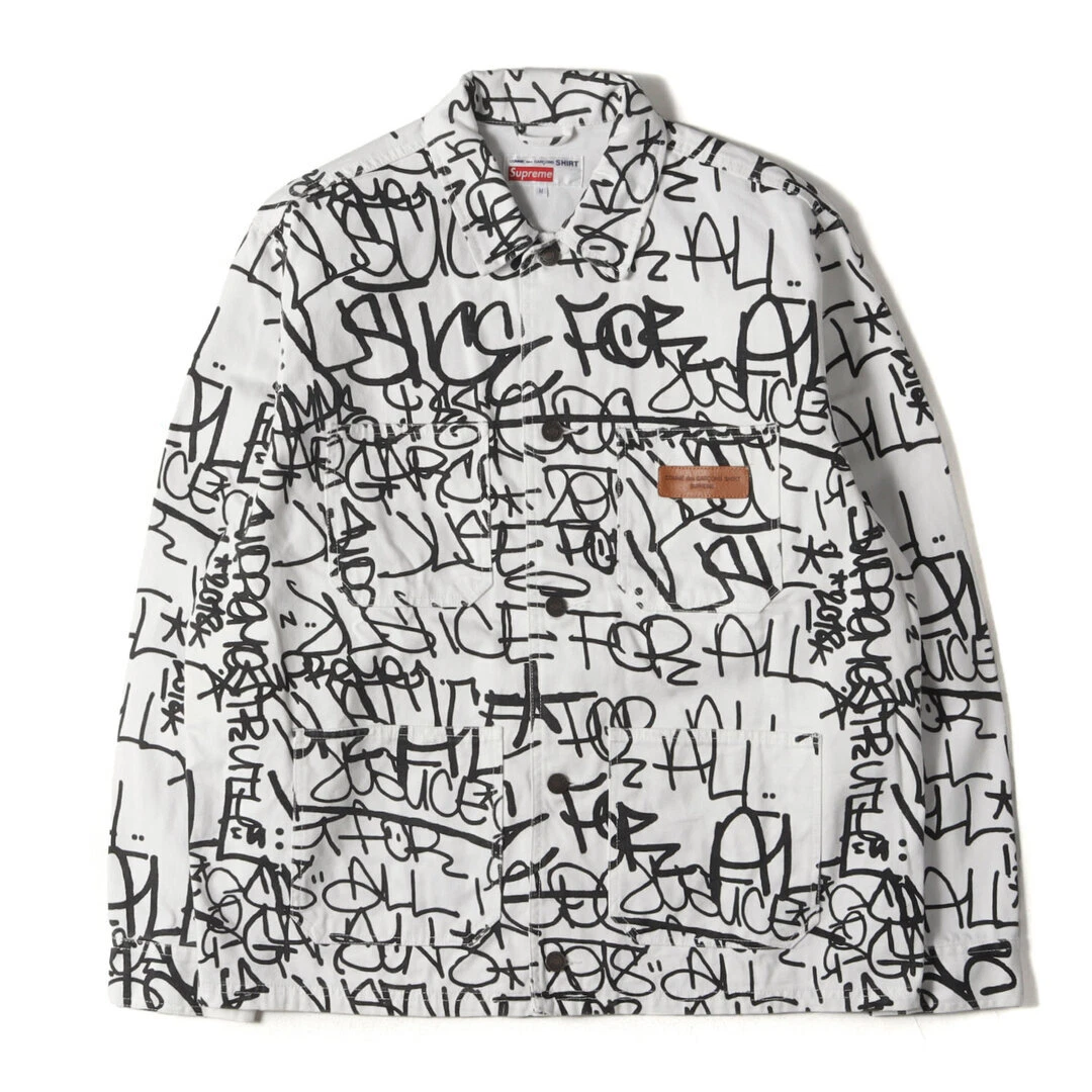 Manteau Suprême Taille : M COMME des GARCONS CHEMISES Motif Graphique Choa Occasion BEEG 0