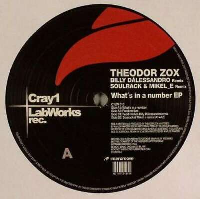 Theodor Zox - What's In A Number EP 12'' EP Vinyl Schallplatte 111219