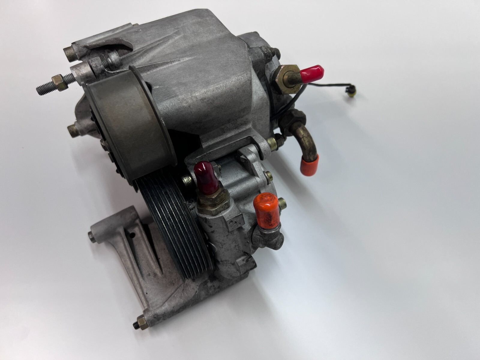 LAMBORGHINI MURCIELAGO 6.2 AC COMPRESSOR POWER STEERING HYDRAULIC PUMP ASSY OEM