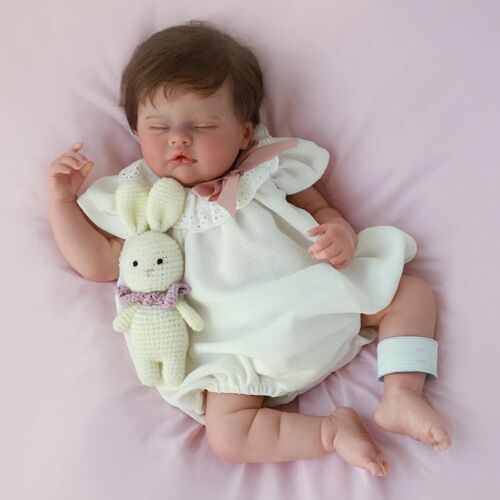 Reborn Baby Dolls Silicone Full Body 20 Inch Waterproof Realistic Newborn Baby - Picture 5 of 9