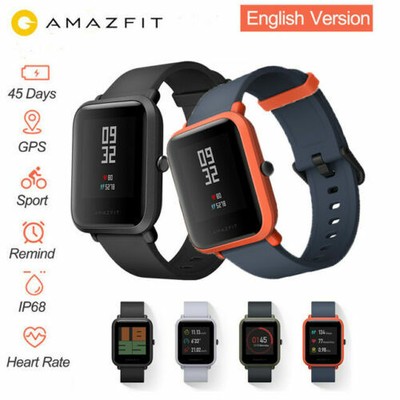 original xiaomi amazfit bip pace youth gps bluetooth 4.0 ip68 smart watch international version
