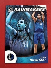 2019-20 Panini Donruss Optic Rainmakers Dirk Nowitzki #9 HOF