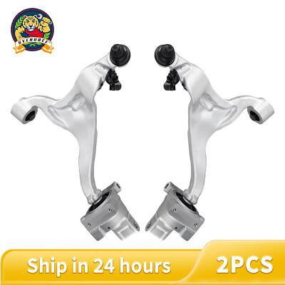 Front Lower LH RH Control Arms Ball Joints Kit for G25 G35 G37 Q40 AWD