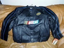 nascar car regular logo jacket uniform style adult xl refer to pictures leather