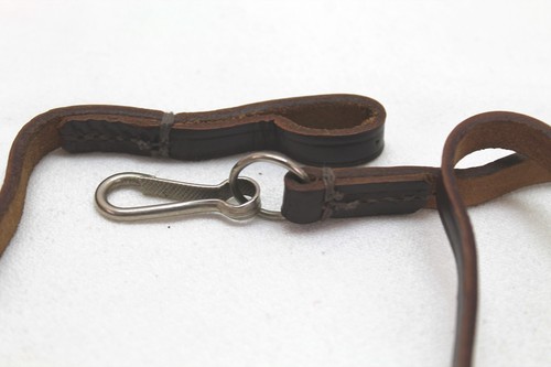 East German Makarov Tokarev Brown Leather Lanyard saddle stitched each E645 - Picture 5 of 7
