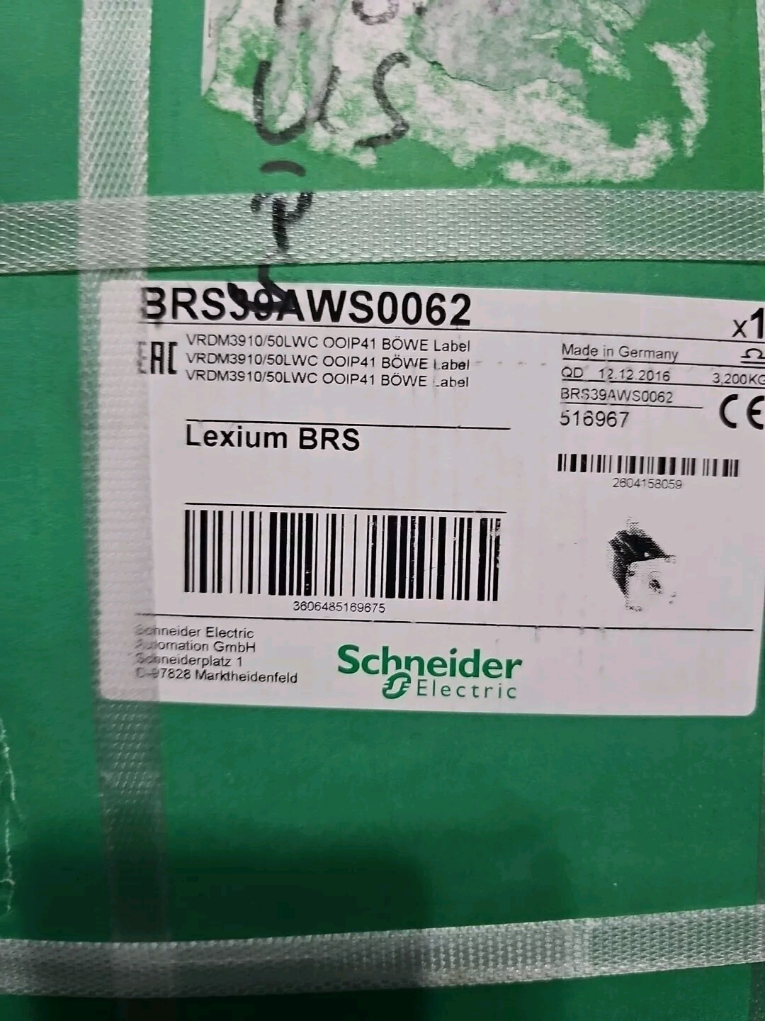 SCHNEIDER ELECTRIC BRS39AWS0062 / BRS39AWS0062 (BRAND NEW)