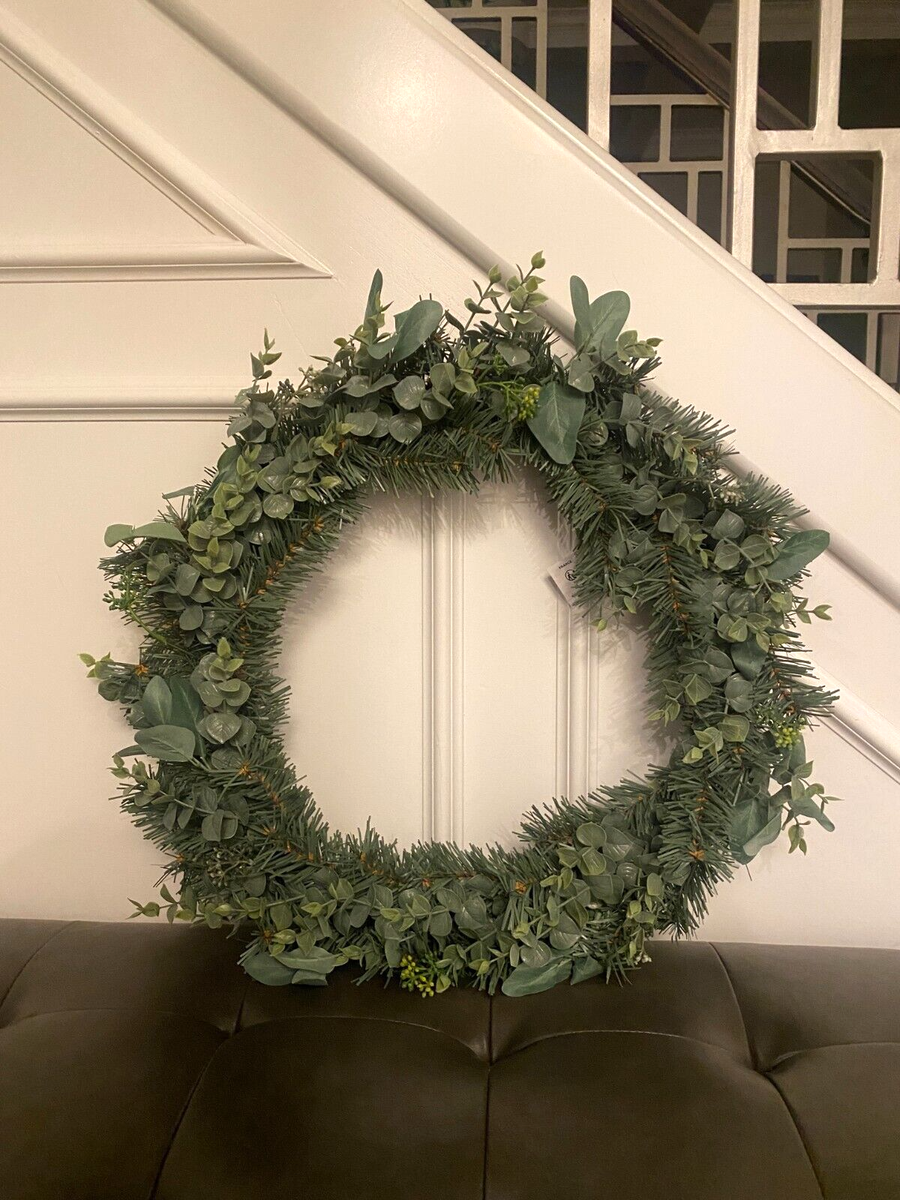New ! IKEA SMYCKA Artificial Wreath Green Christmas 23 ½