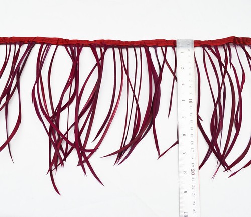(Yk)Dyed Biots Millinery Goose Feathers Fringe Trim Craft for Fascinator EearRin - Picture 22 of 74