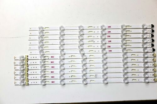 Bandes LED Pour Téléviseur Listo - Référence 8005454/506, Compatibles Plusieurs Modèles (CX236DLEDM, LE-2419D, Etc.)