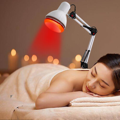 360° Infrarot-Lampe Rotlicht-Strahler Infrarot-Lichttherapie Therapielampe 150W - Bild 14 von 18