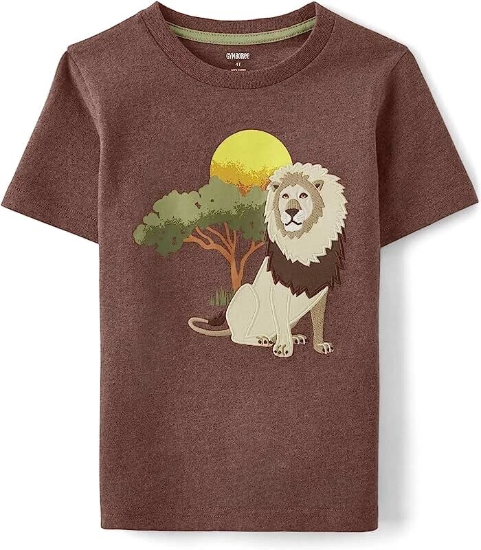 NUEVO LION KING SAFARI SHORTS Y CAMISETA Top por GYMBOREE OUTFIT TALLA 4T * Foto 2 de 3