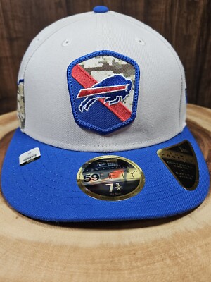 Buffalo Bills Salute To Service New Era 59Fifty LP Fitted Hat Cap Size 7 3/4 NFL