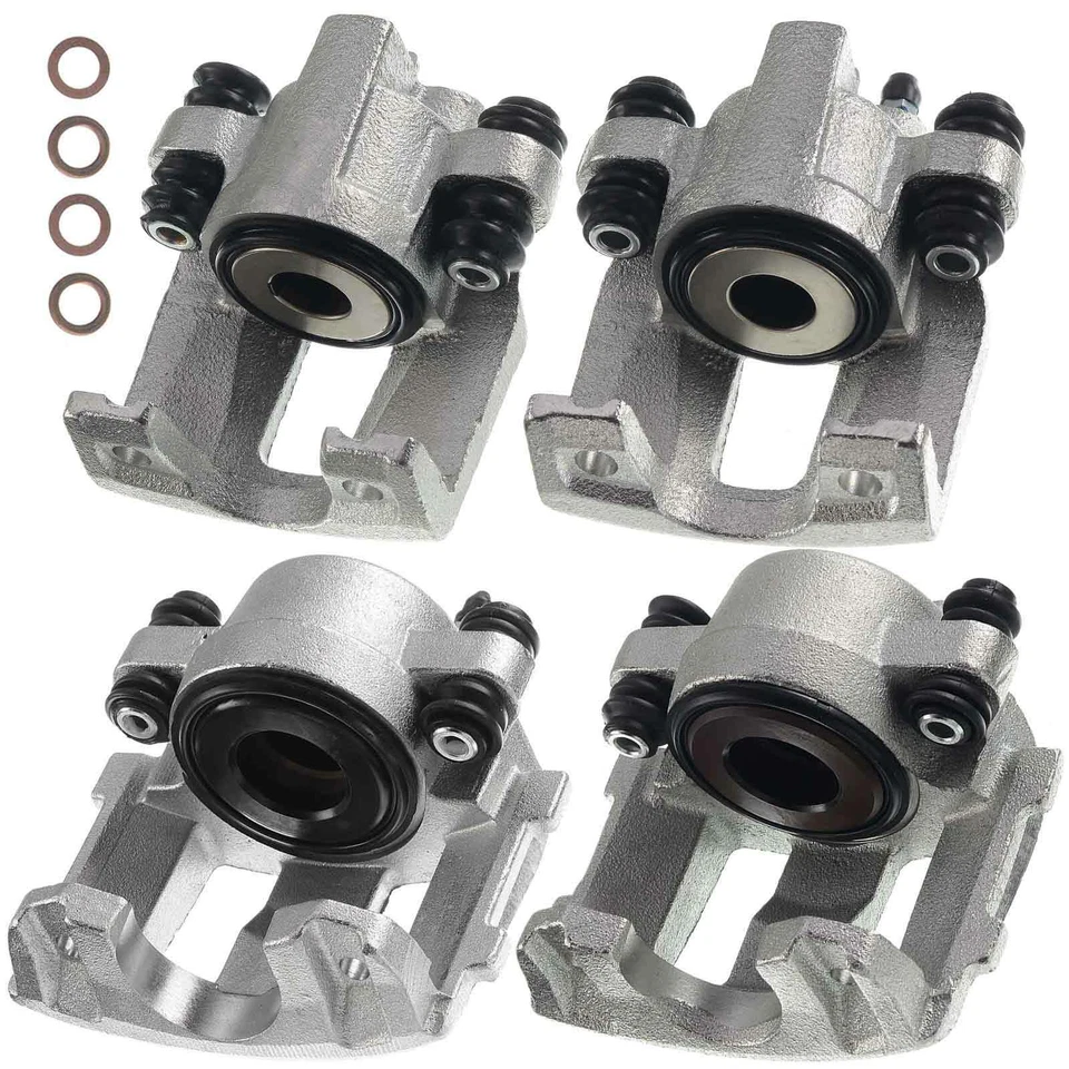 Juego de 4 pinzas de freno de disco delanteras y traseras para Jeep ZJ Grand Cherokee 1994-1998 Foto 2 de 4