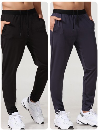 Men Jogger Pants Sweatpants with Pockets Running Workout Athletic Joggers C4Q8 - Picture 4 of 12