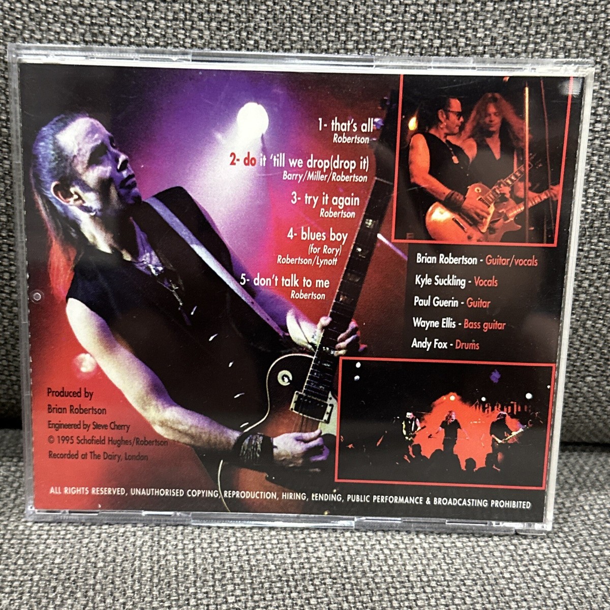 【輸入盤貴重】Brian Robertson THE CLAN CD Brian Robertson & The Clan - THAT'S ALL ! - Audio CD