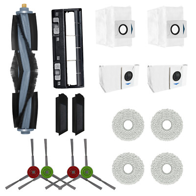 Fit ECOVACS X1S PRO Vacuum Cleaner Replacement Spare Parts Main Brush Hepa Wipe