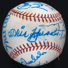 Amazing Ty Cobb Jimmie Foxx Cy Young Mel Ott Rogers Hornsby Signed Baseball JSA