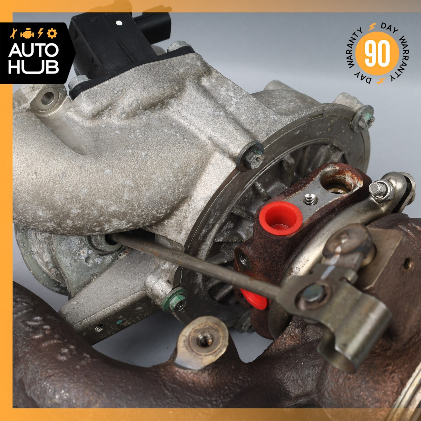 Maserati Ghibli Quattroporte Right Turbocharger Turbo Charger Manifold OEM 75k