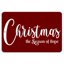 Christmas: Embrace the Season of Hope - Rustic Red Charm
