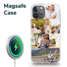 Personalised Photo MagSafe Compatible Gel Phone Case For Apple iPhone 16 Samsung