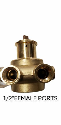 114B190F11BA 250,1/2''  Procon Brass Rotary Vane Pump, 210 Max. Flow (GPH) 