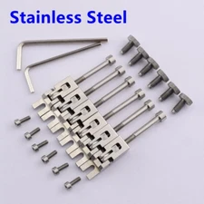 Stainless Steel Guitar Bridge Saddle For Floyd Rose Tremolo System Bridge SUS304
