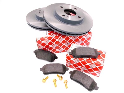 Bremsscheiben + Beläge vorne Febi OE 1679853 + OE 1848548 Ford  