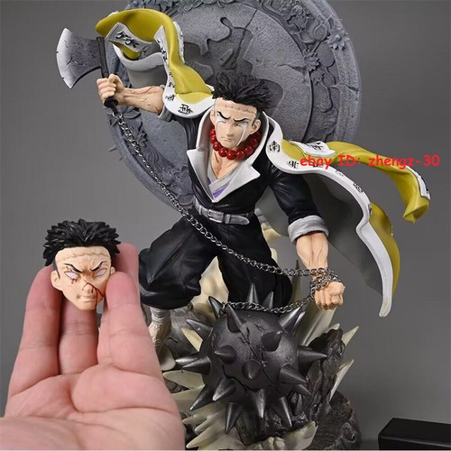 Demon Slayer Himejima Gyomei PVC 1/4 Figure W/LED Base Model Statue Collection - Picture 5 of 9