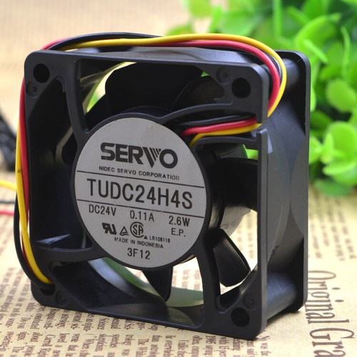 SERVO TUDC24H4S 24V 0.11A 2.6W 6CM Ultra-quiet cooling fan Double ball 3 line - Afbeelding 1 van 4