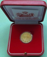 Monaco 2 Euro Gedenkm&uuml;nze 2026 Herzogtum Valentinois Etui Proof PP