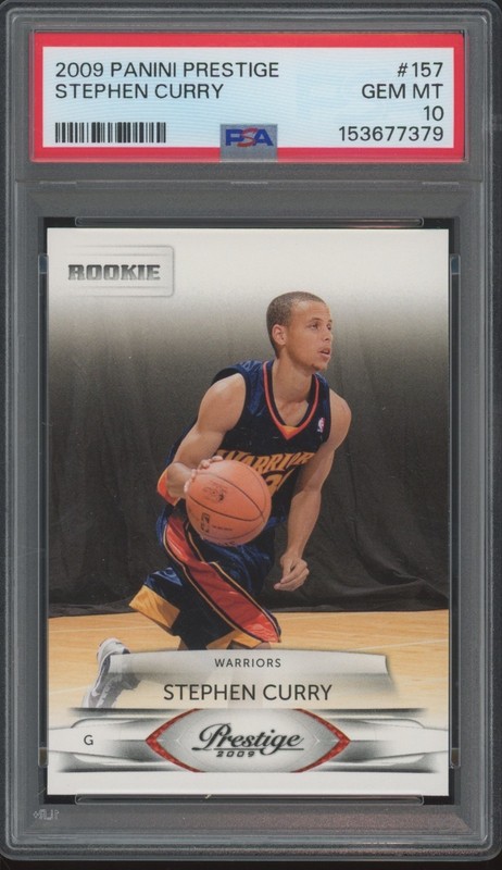 2009 Panini Prestige #157 Stephen Curry RC Rookie Gem Mint PSA 10