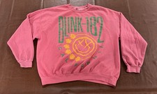 Blink-182 Band Crewneck Sweatshirt - Dual Sided - Tagged S/M Fit XL
