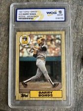 RARE 1987 TOPPS Barry Bonds ROOKIE ERROR CARD#320 WRONGBACK Spike Owen GEM MT 10