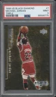1998 UD Upper Deck Black Diamond Triple #7 Michael Jordan /1500 Mint PSA 9