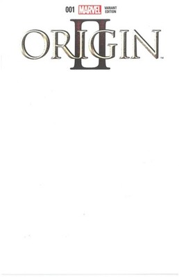 Origin II #1 Blank Sketch Variant Marvel 2014 Wolverine Kieron Gillen