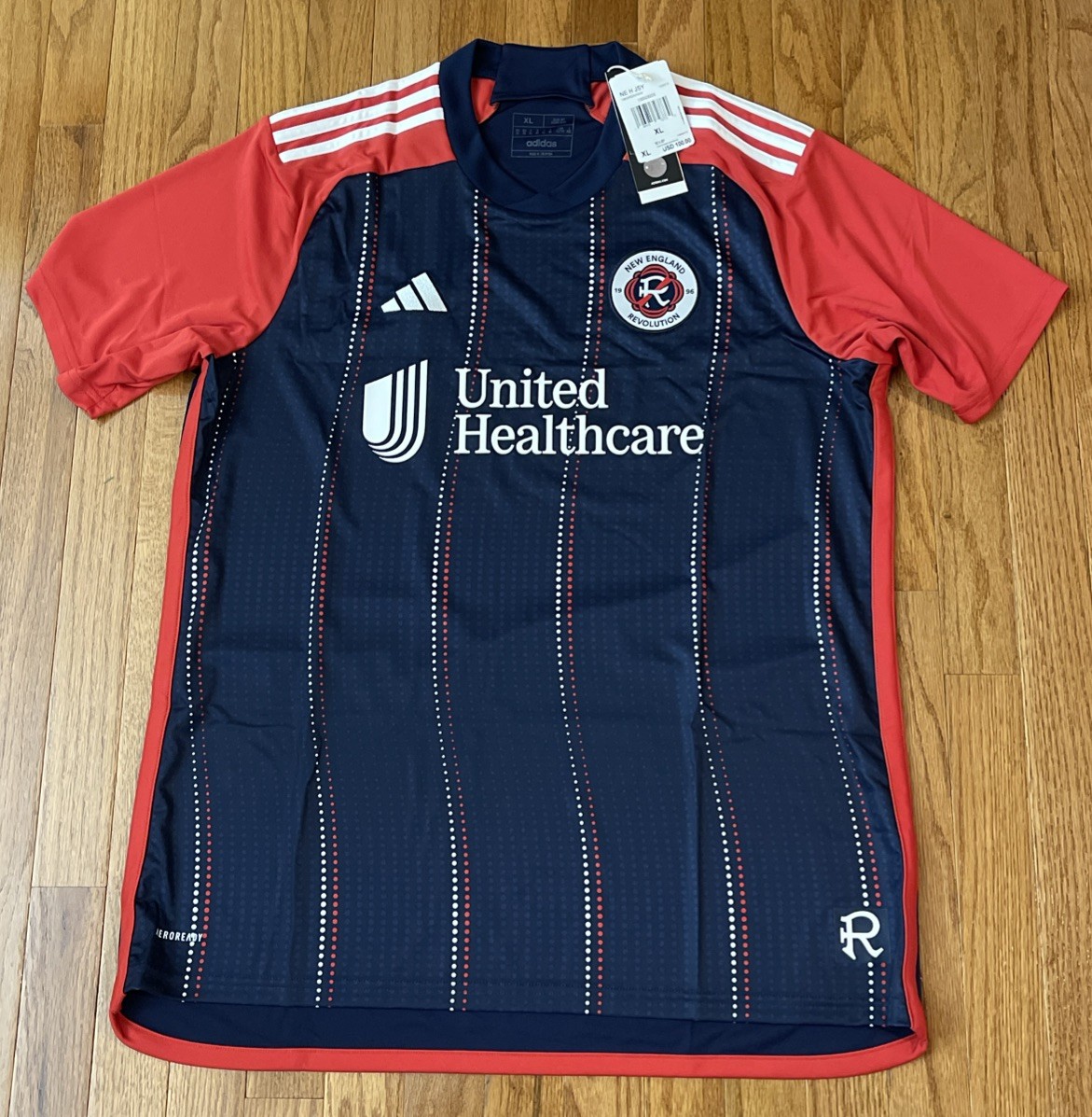 New England Revolution adidas Men's Home Replica Jersey HZ6213 NWT