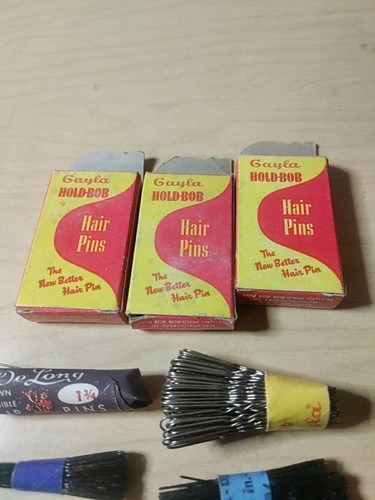 Vintage Hair Bobby Pins - Gayla - Fine Quality - De Long - Sterling - NOS - 26 - Picture 3 of 10