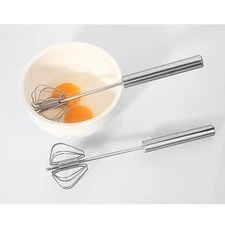 Manual Stainless Steel Egg Beating Kitchen Tools Whisk Hand Mixer