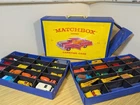KB Vintage LOT of 37 Matchbox Lesney Diecast Collection With Case