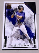 Panini 2025 Impeccable Baseball Charlie Condon Rockies #75 Serial #/999